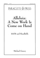 Alleluia a New Work Is Come on Hand SATB choral sheet music cover